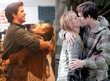 Miley Cyrus, Liam Hemsworth, Jennifer Lawrence, Nicholas Hoult Miley Cyrus, Liam Hemsworth, Jennifer Lawrence, Nicholas Hoult